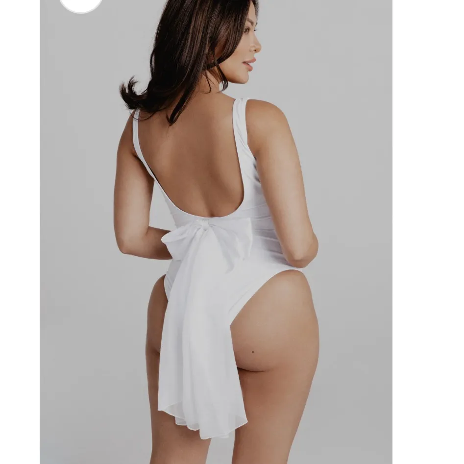 Bach‎ HQ™ Bride Swimsuit with Bow White Size XS - Image 2