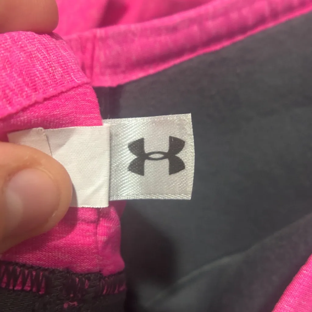 EUC Under Armour Pink Sports Bra Padded Size Small - Image 9