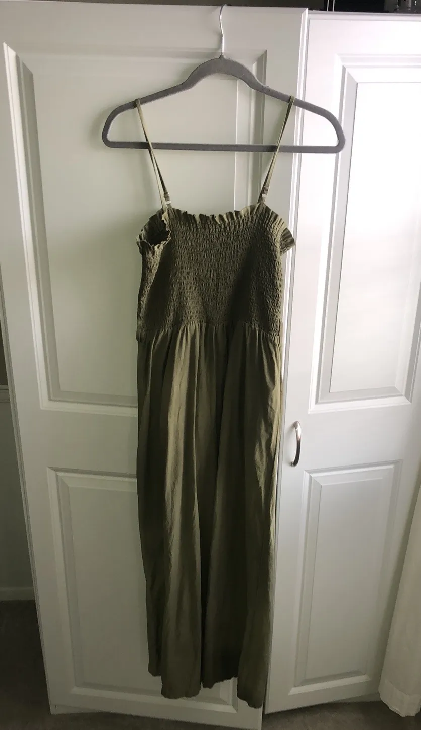 Jumpsuit Wide Leg XL Green - Image 6