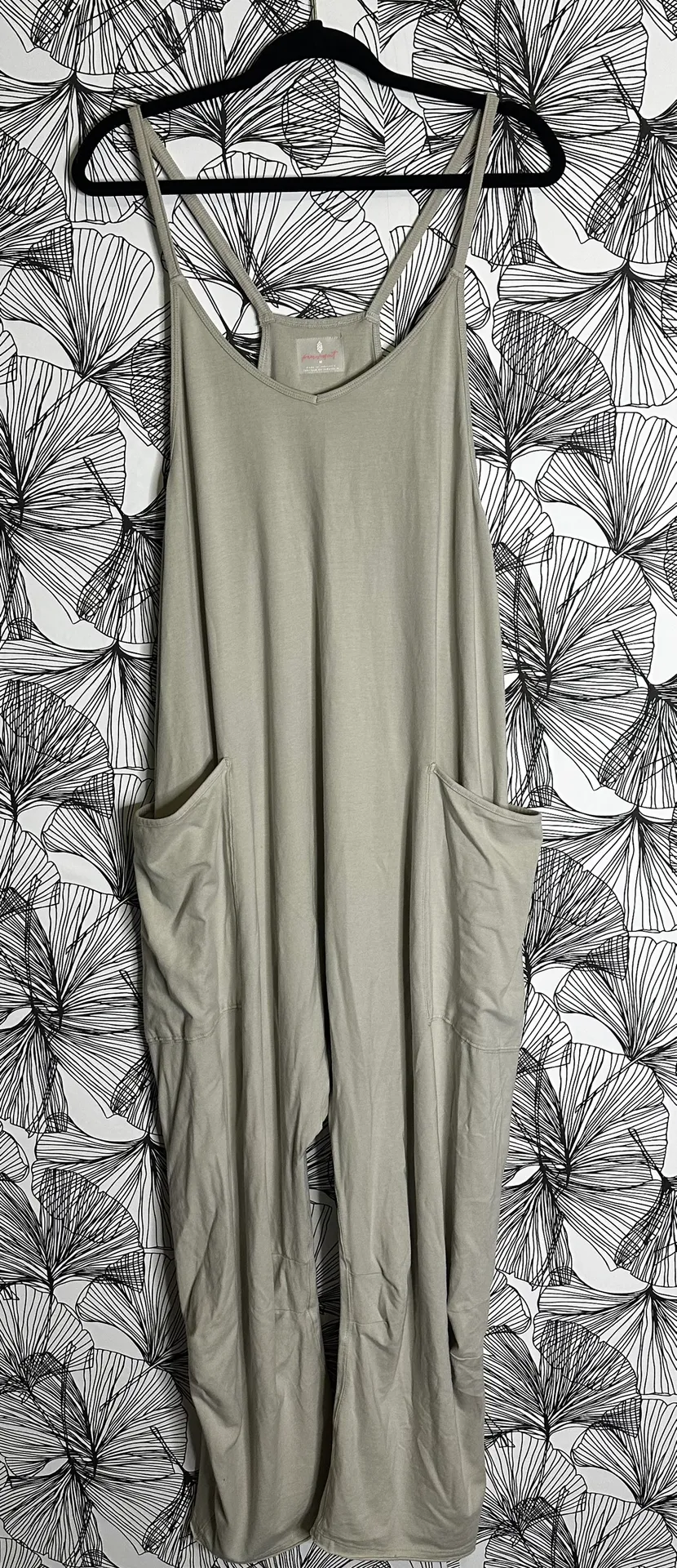 Free People Hotshot Onesie In Green Smoke - Image 3