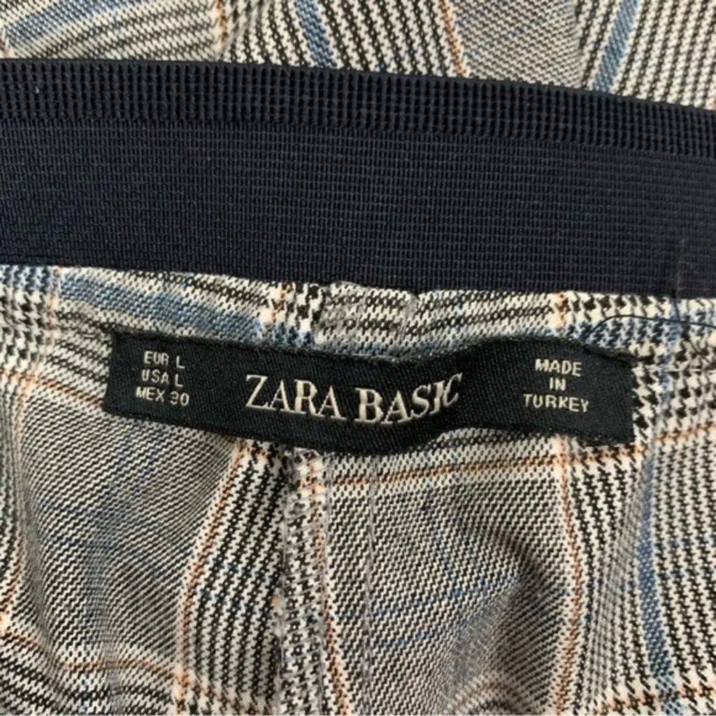 Zara Women Large‎ Gray Career Pants Office Workwear Trousers Stretch - Image 6