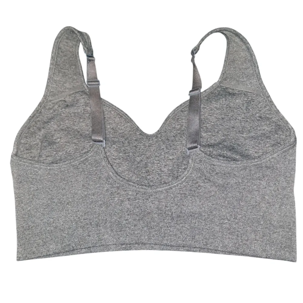 Puma Dark Gray Sports Bra Large - Image 2