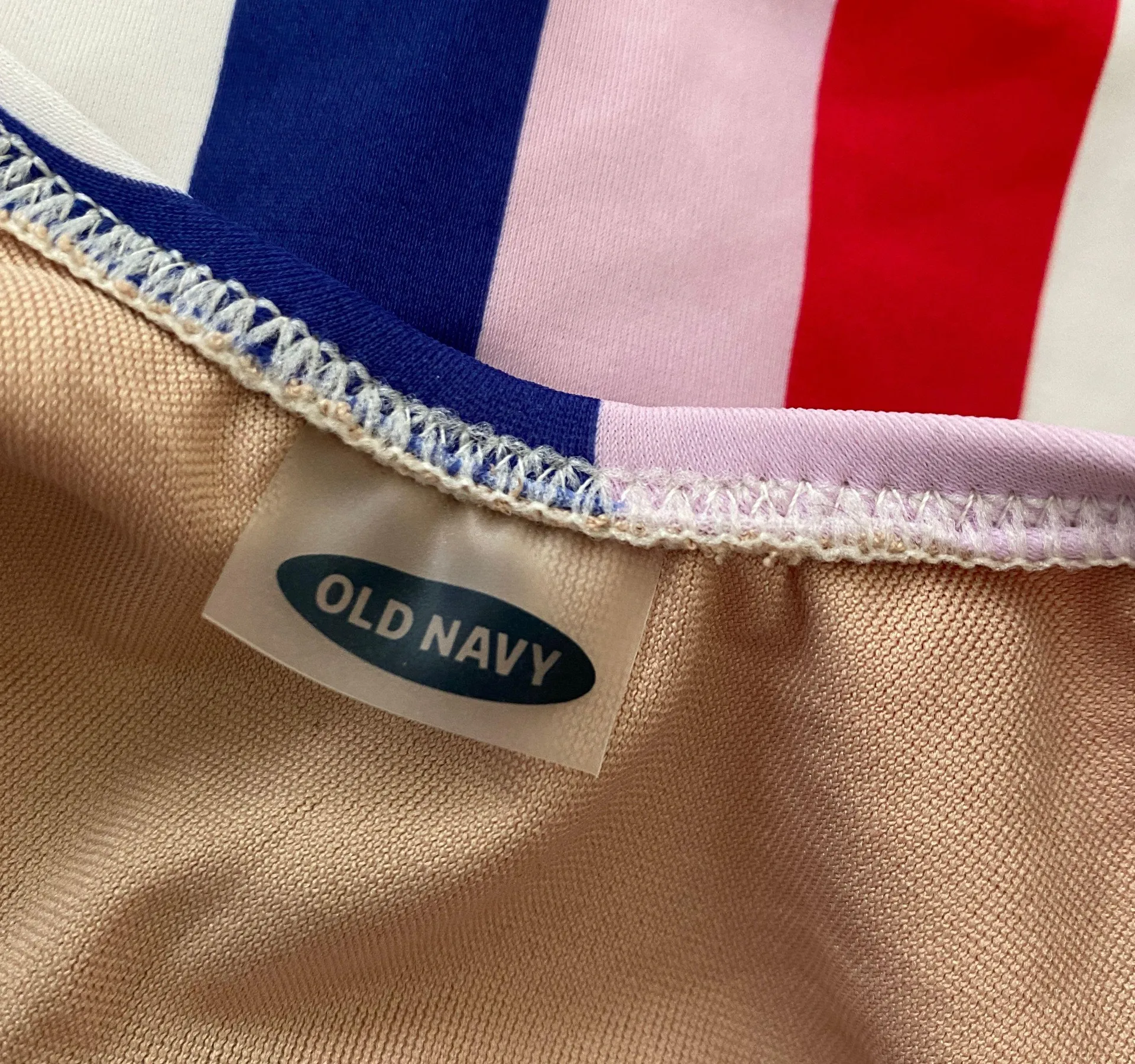  XS Scoop-Neck Striped Swimsuit One Piece - Image 6