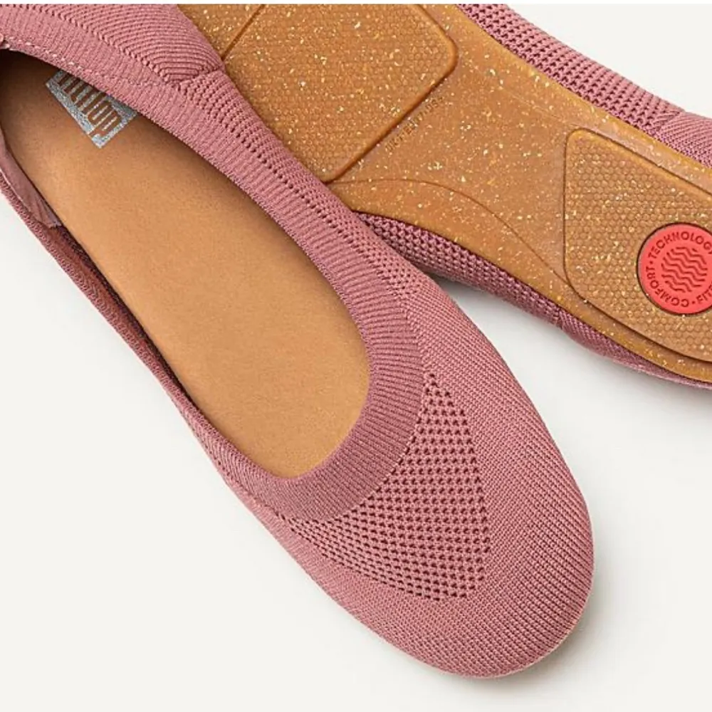 FitFlop Allegro Ballerina Knit Rose pink‎ size 8.5 - Image 2