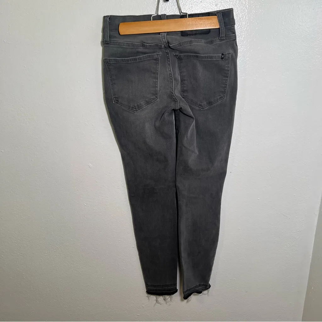 Lucky Brand Mid-Rise Skinny Ava Jean Faded Black 0/25A - Image 7