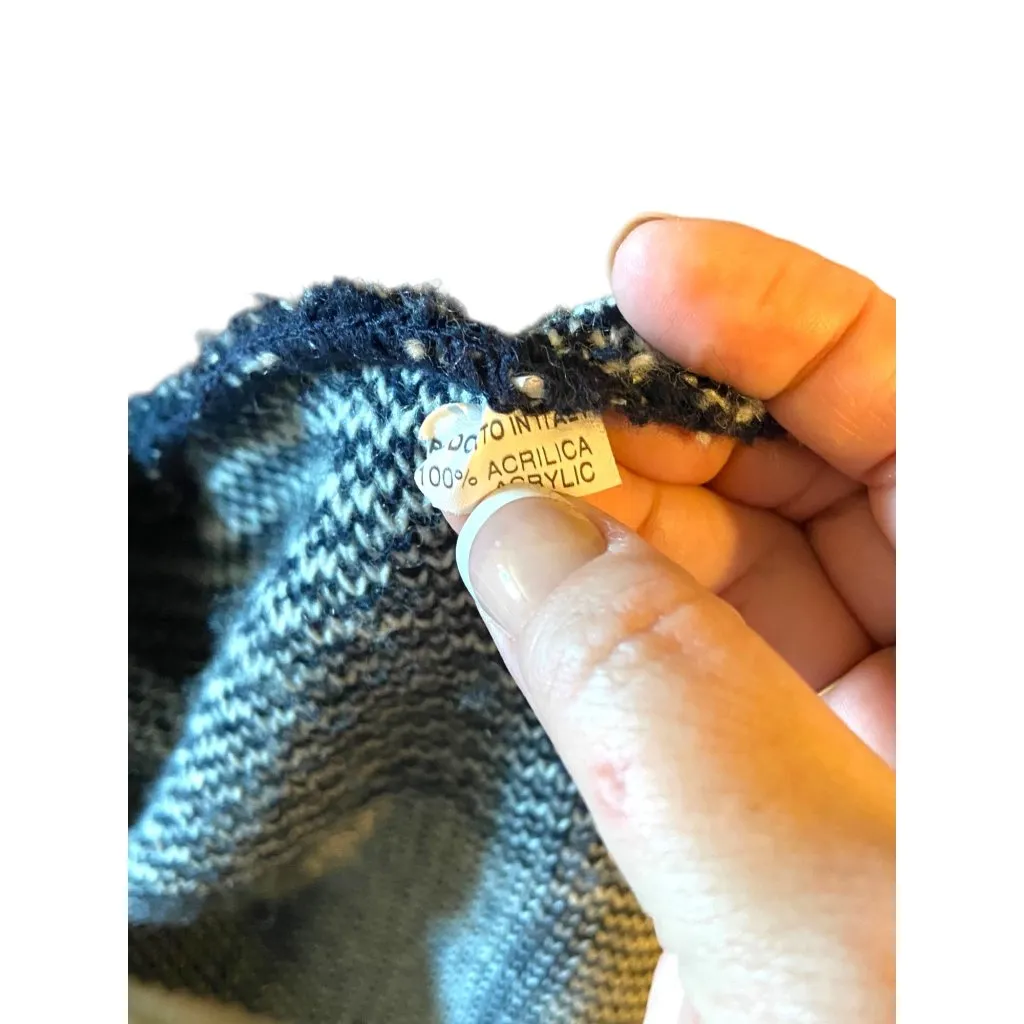 Libero Milano Italian Made Cardigan Blue One Size Size undefined - Image 4