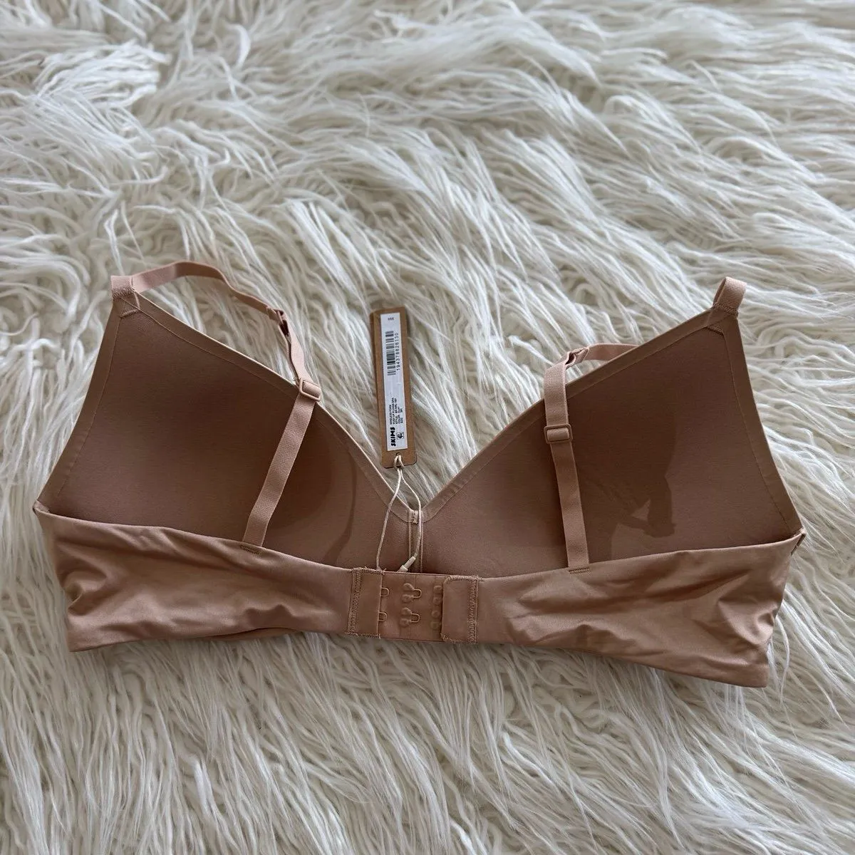 Skims Wireless Form Pushup Plunge Bra Clay Size 36C - Image 5