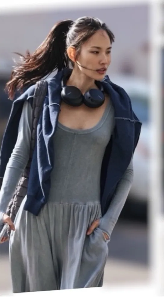 NEW! Free People FP Movement Hot Shot Wide Leg Onesie Summer Storm Gray Size XS - Image 2