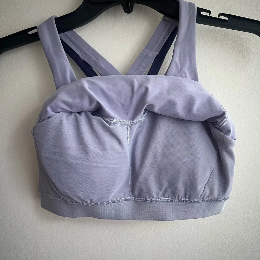 Lululemon Stash N Run Berry Mist Blue Running Strappy Tank Top - Image 10
