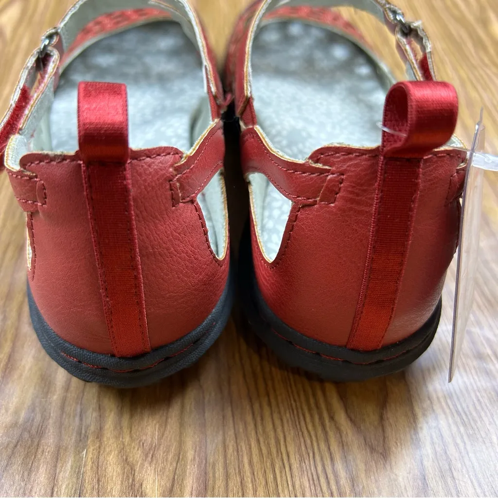 JBU by Jambu Bellerose Red Mary Jane Flats Memory Foam NWT - Size 7 - Image 4