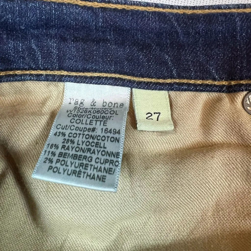 rag & bone Denim Collette Blue Capri Jeans - Image 12