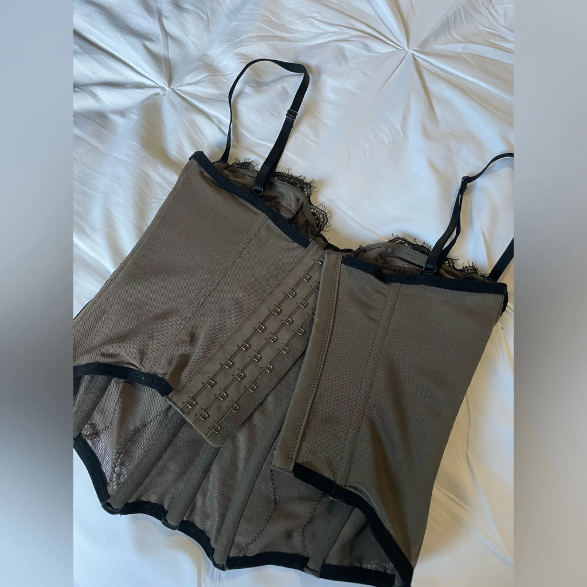 Urban outfitters black corset - Image 2