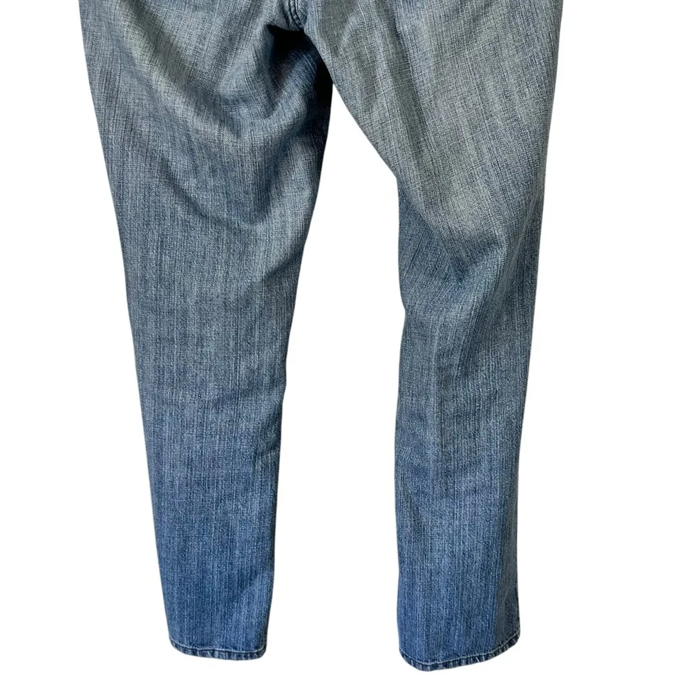 Squeeze Vintage Y2K Laced Patchwork Straight Leg Jeans Blue Size undefined - Image 12