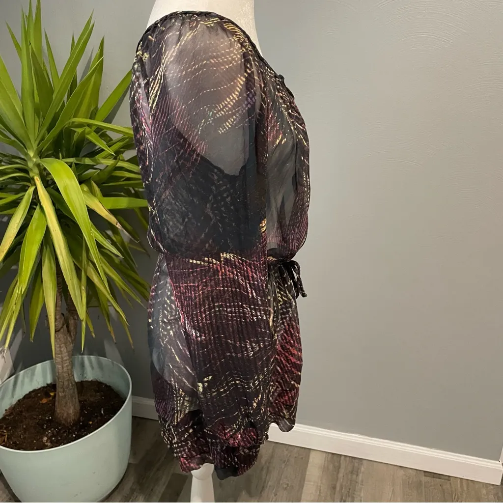 Charlie Jade 100% Silk Boho Dress - Image 2