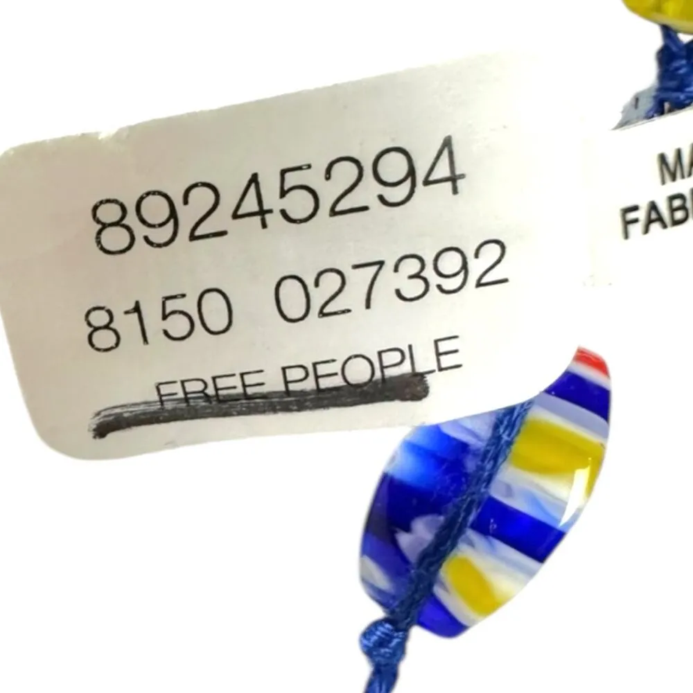 Free People Ariana Ost Voyage Dangle Earrings NWT Bohemian Beach Summer Flowers - Image 8