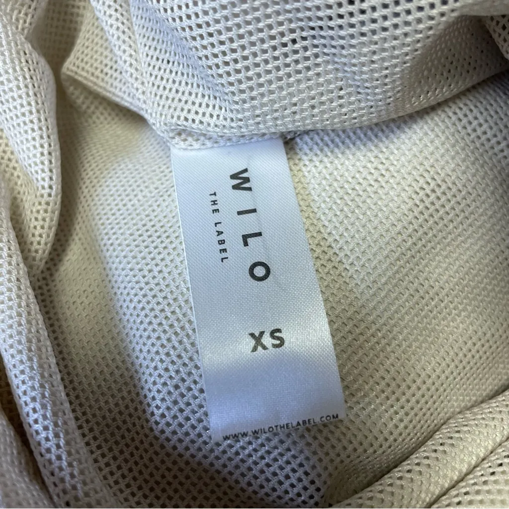 WILO The Label Anthropologie Parachute Pants Joggers Track Beige Women XS Tan - Image 11