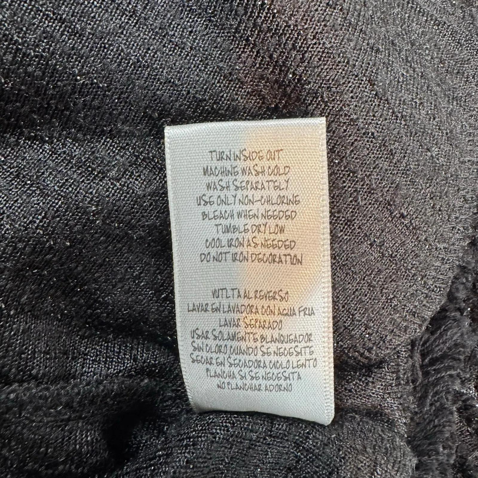 Women's Black Cardigan Medium - Image 8