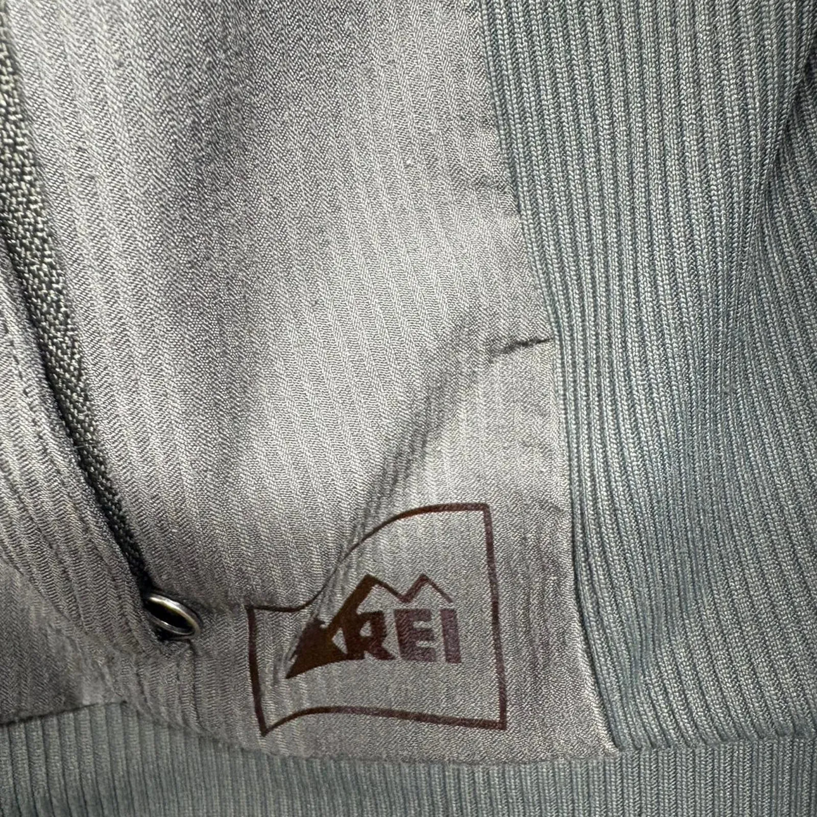 Rei gray lightweight windbreaker jacket - Image 3