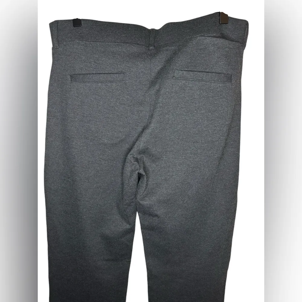 Betabrand Straight Leg 7 Pocket Dress Yoga Pant Size LP Charcoal Grey - Image 7
