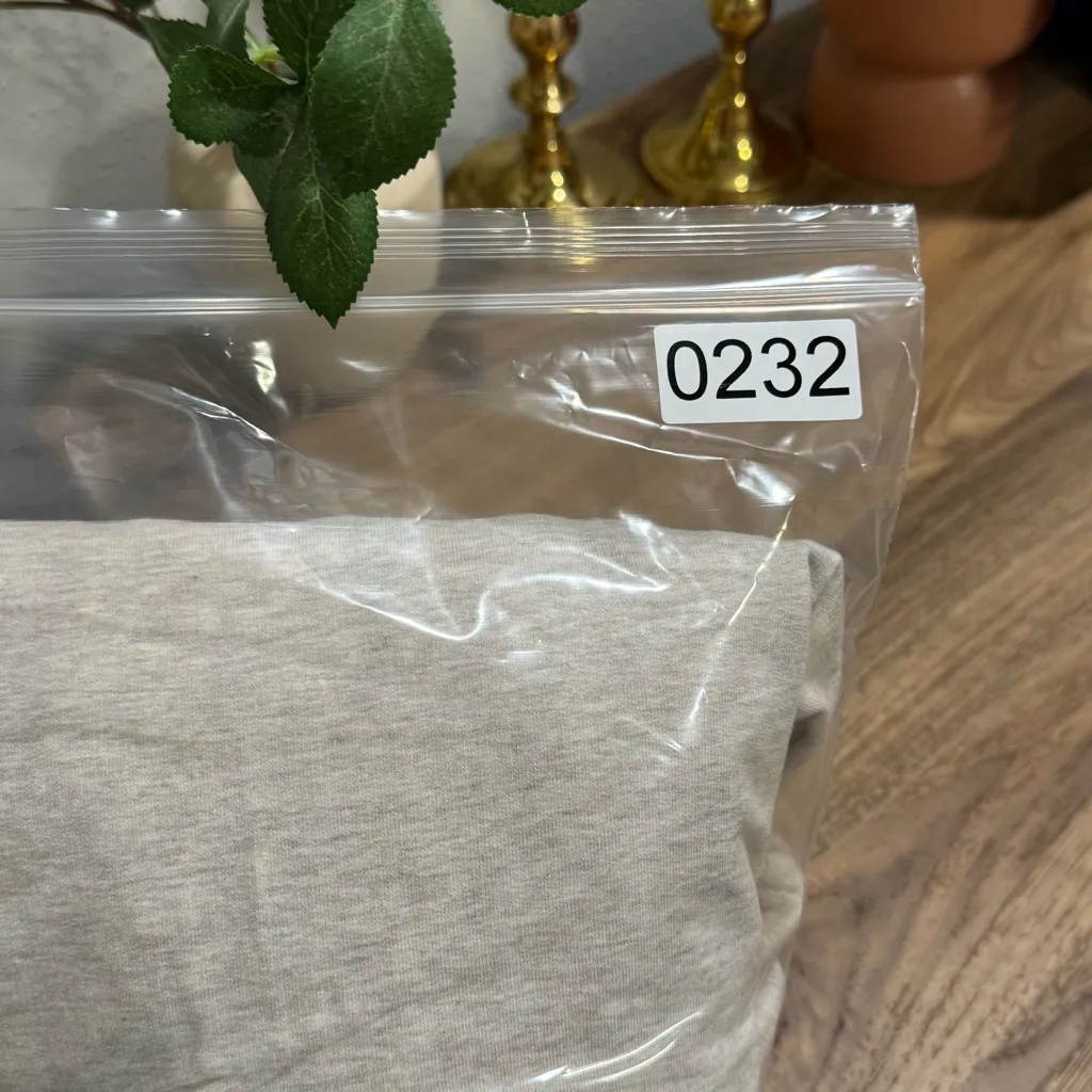 Varley Medium Beige Atlas Pullover Sweatshirt Zipper Sides Comfort Athleisure - Image 8