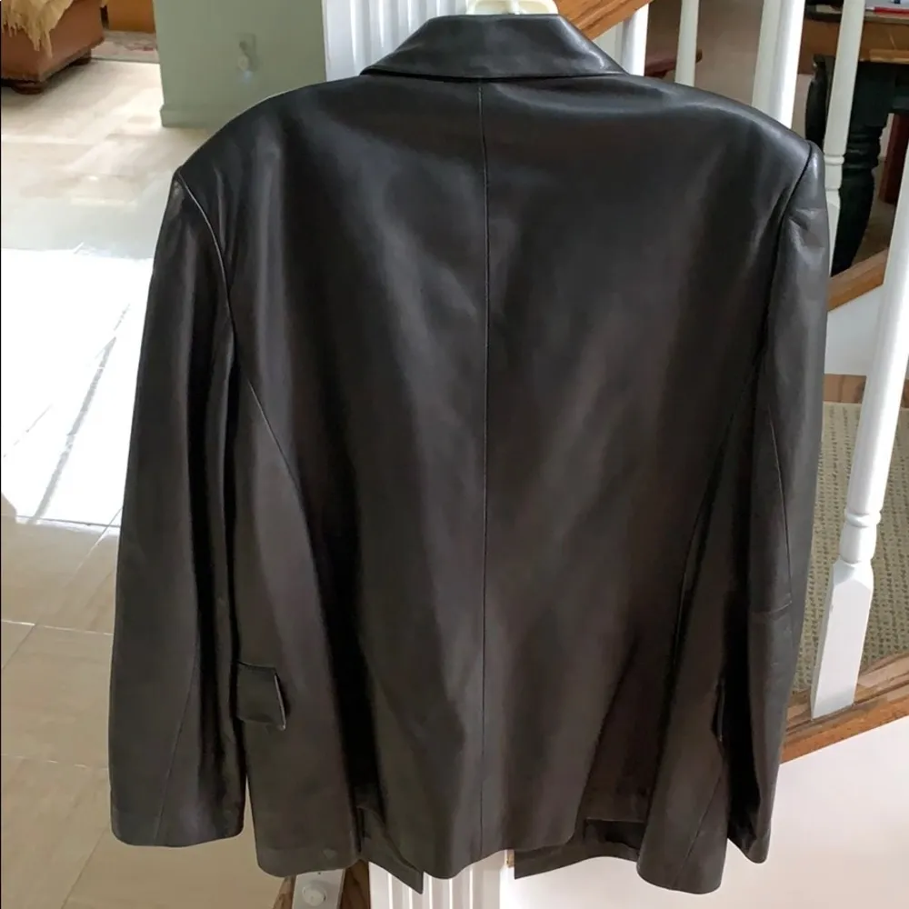 Real clothes leather blazer Size 12 - Image 3