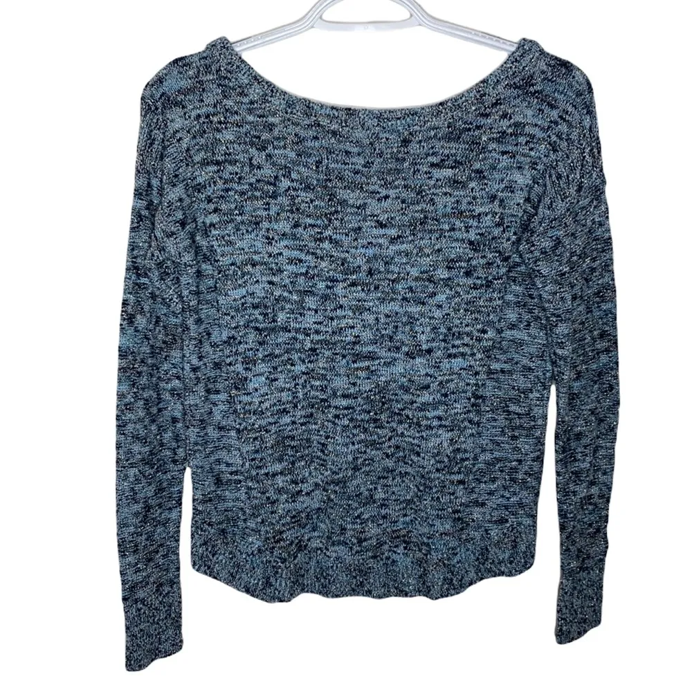 American Eagle Fireside marled speckled sweater with gold thread size XS - Image 25