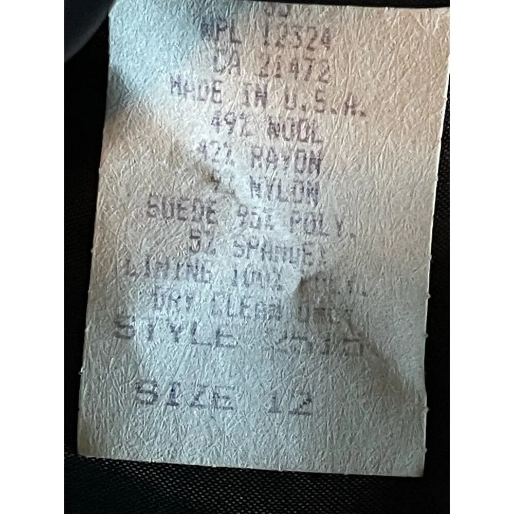 Howard Wolf Vintage Grey Tweed Knit Bolero Vest size 12 Gray - Image 10