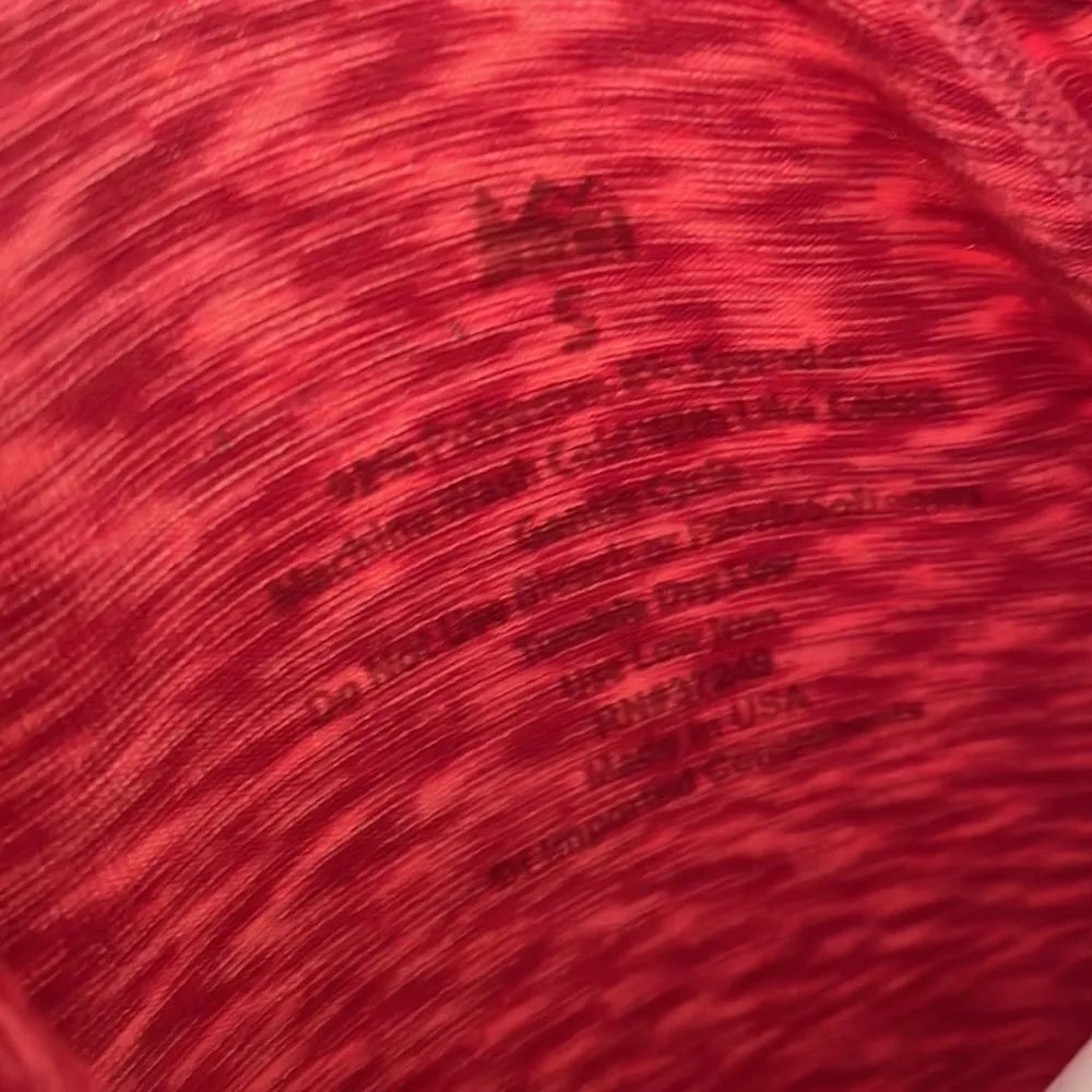 REI long sleeve red zigzag quarterzip - Image 7