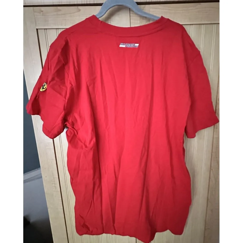Puma Scuderia Ferrari Race Red Shield Men's T-Shirt Size XXL NWT - Image 5