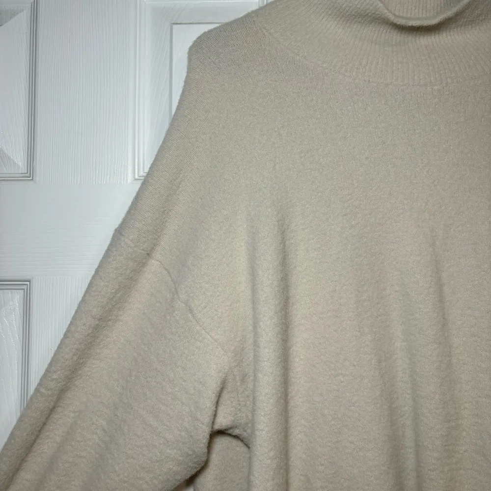 Wilfred Free Hush Knit Turtleneck Sweater Cream - Image 5
