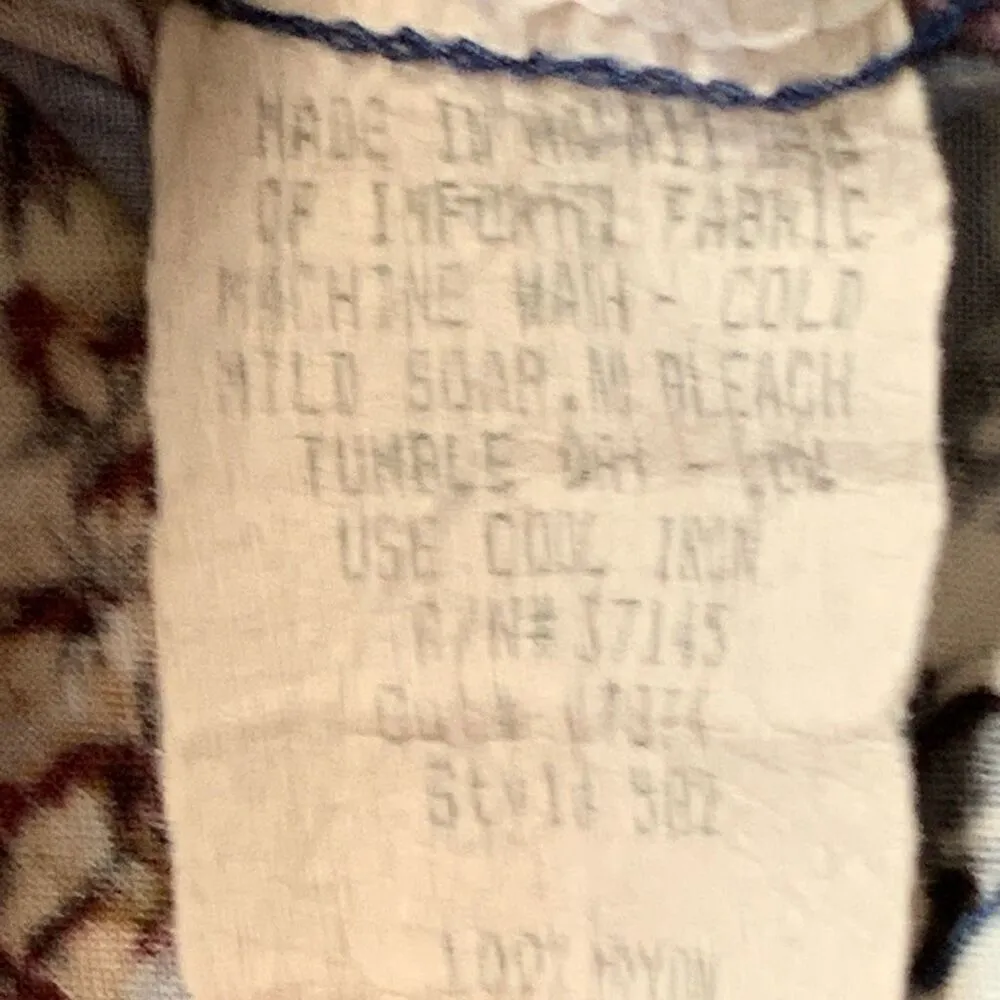 Vintage Young Fashion Top Multicolor Batik Rainbow Fish Print Scoopneck Tank Pink - Image 9