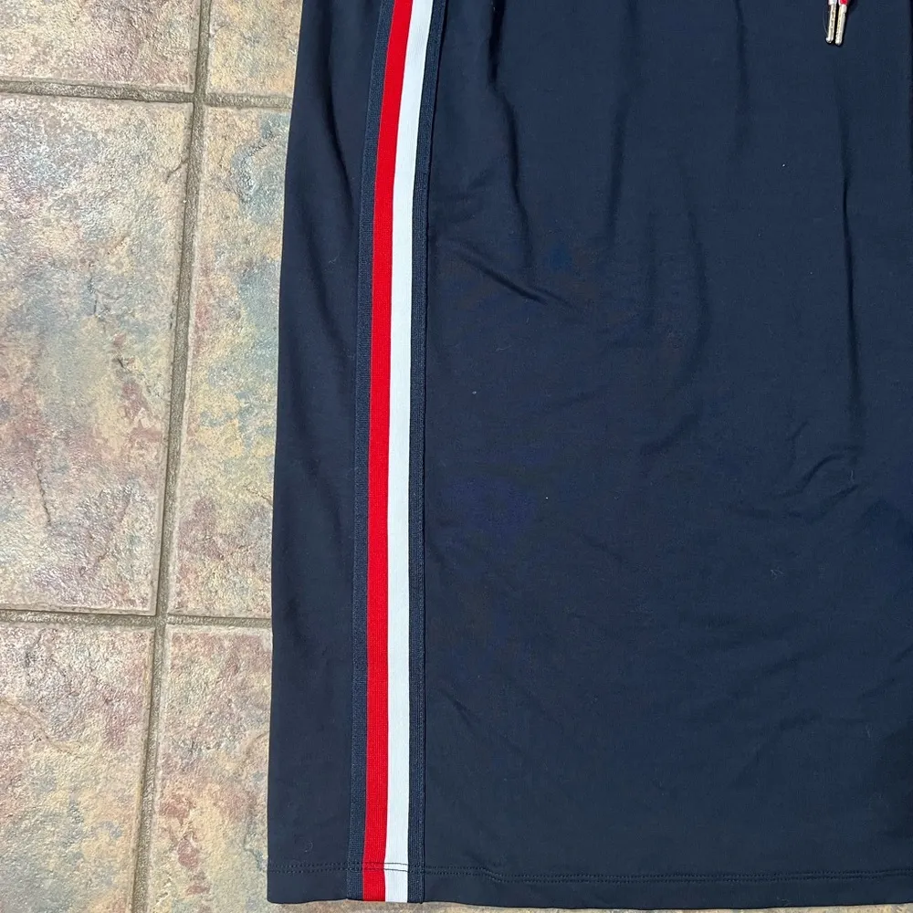 [tommy hilfiger] large navy long maxi skirt - Image 5