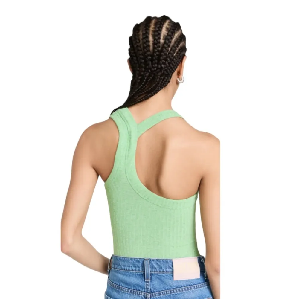 NWT Alix NYC x Revolve Drake Tank Thong Bodysuit in Kelly - Image 3