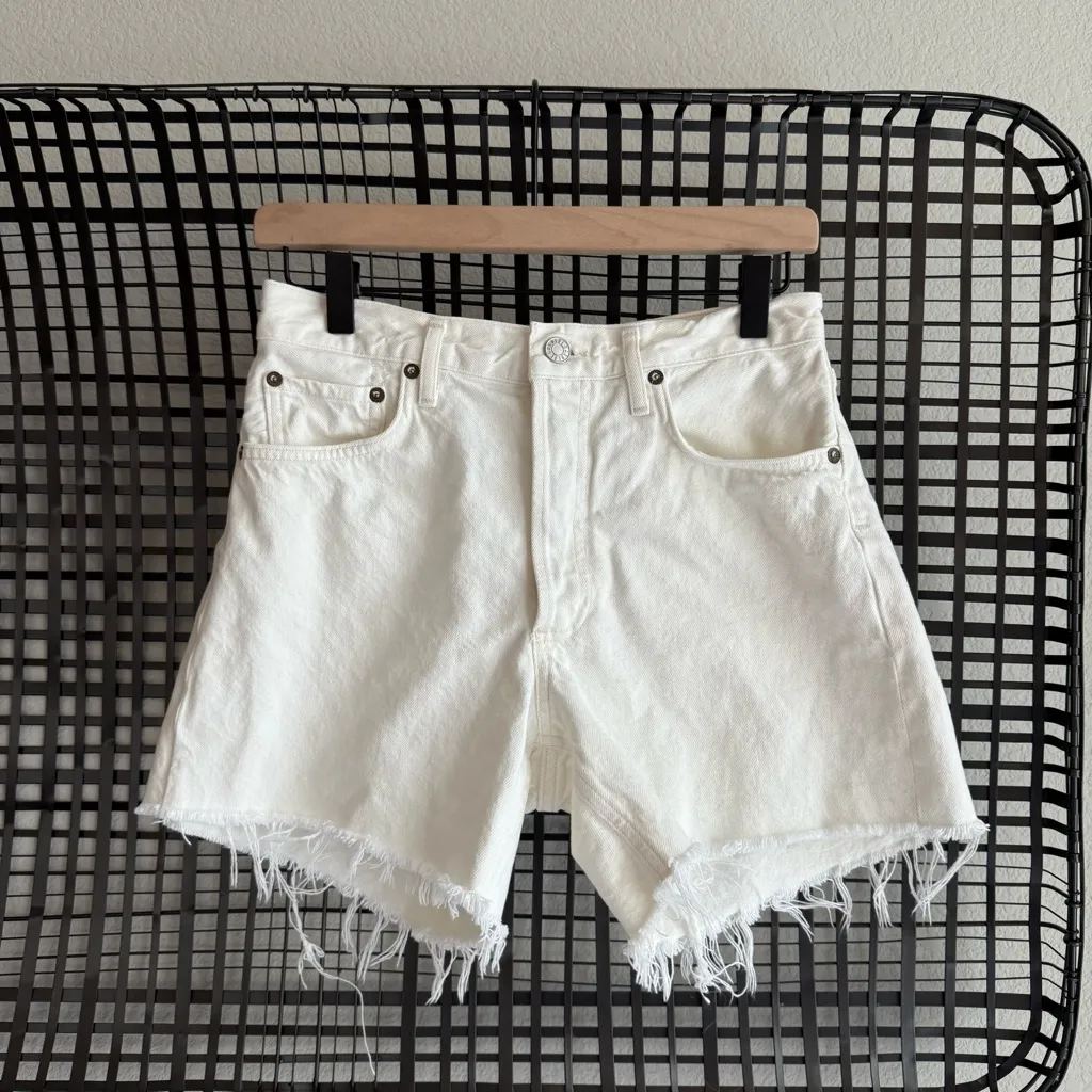 Agolde Reese Relaxed Cutoff Shorts - Image 2
