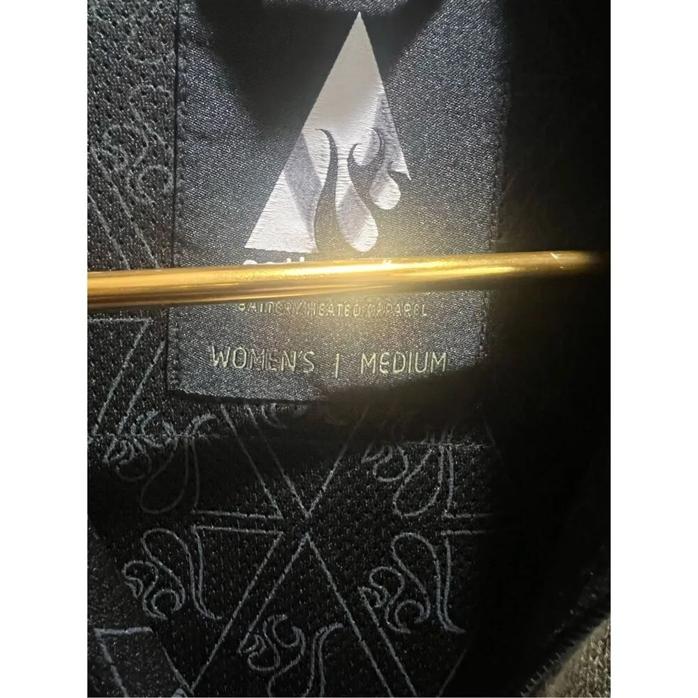 ActionHeat 5V Women's Battery Heated Sweater Jacket. Tested and works Brown Size M - Image 4