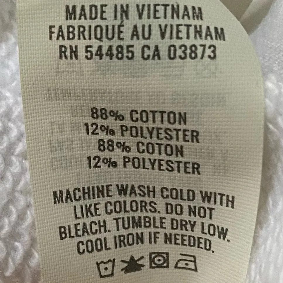 Aerie Women’s Sz S White‎ New Heights Trouser Fleece Shorts - Image 8