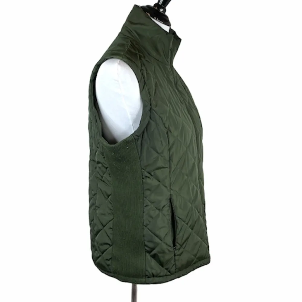 Sierra Quilted Vest, Green, Medium - Image 3