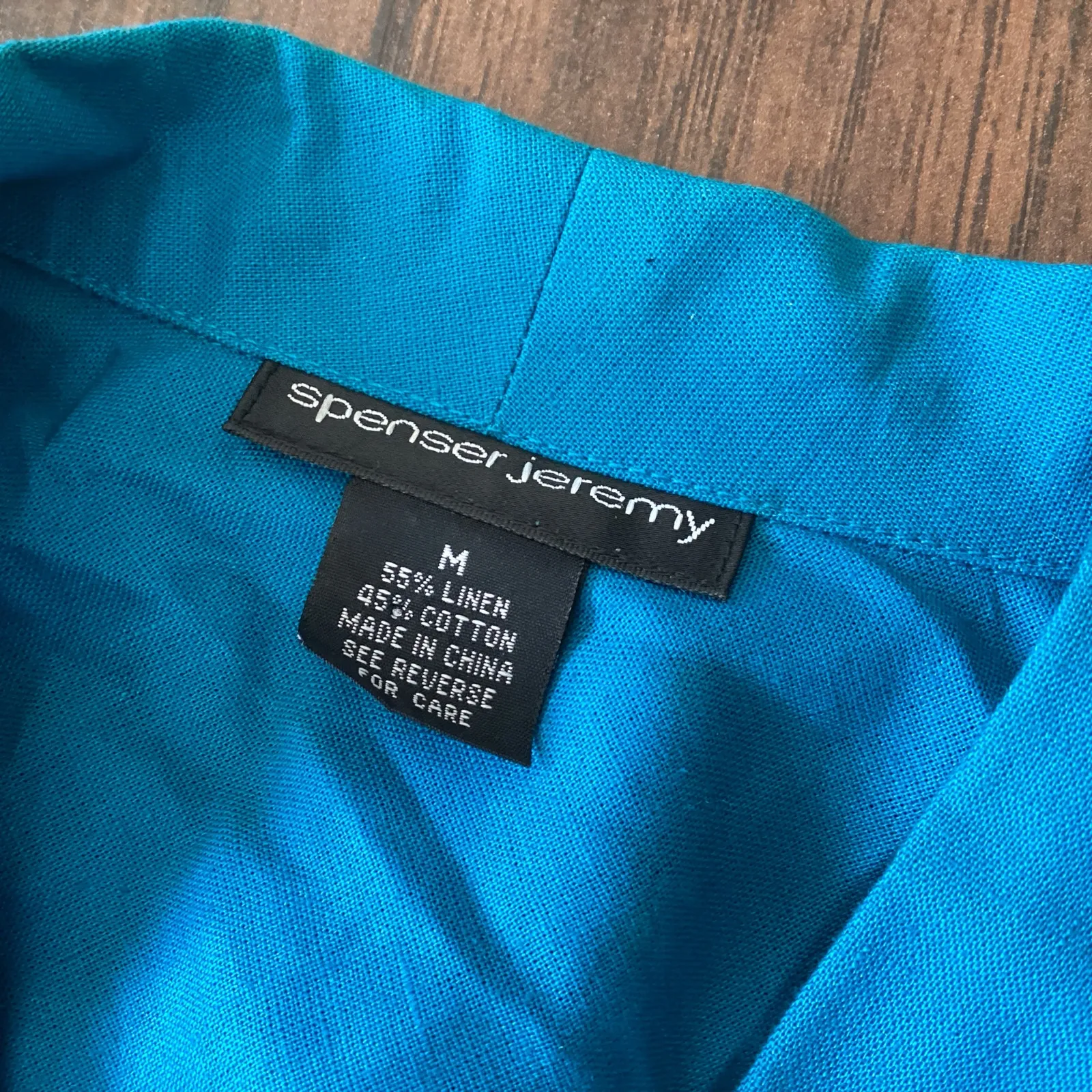 Spenser Jeremy Linen Blend Outfit Blue Size M - Image 6