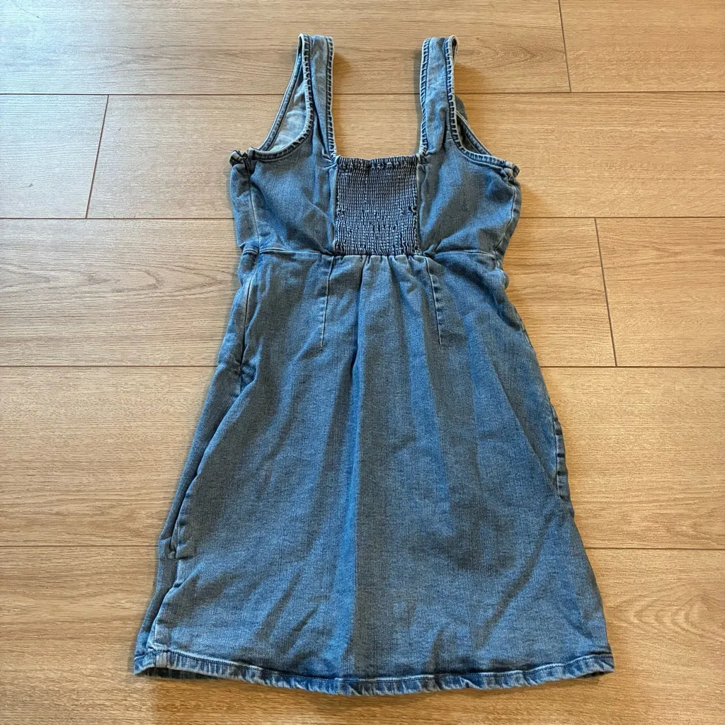 Show Me Your Mumu Blue Cora Dress Denim Maliblue Button Mini Size S - Image 9