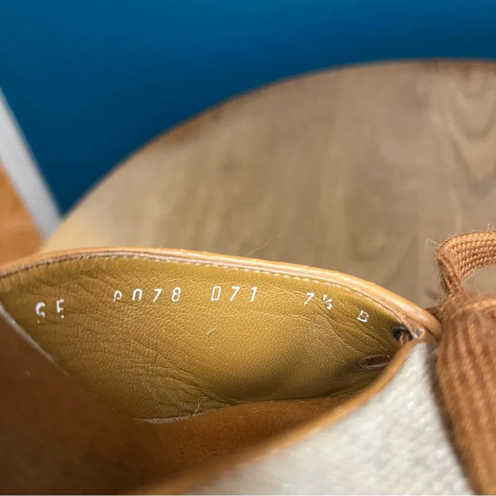 Salvatore Ferragamo Linen Bow Heeled Mule Neutral Beige Womens Size 7.5 - Image 9