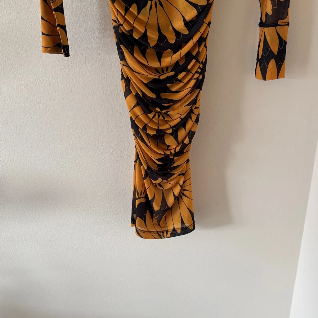 FARM RIO Yellow Copabanana Tulle Midi Dress, Size XXSMALL, $285 - Image 8