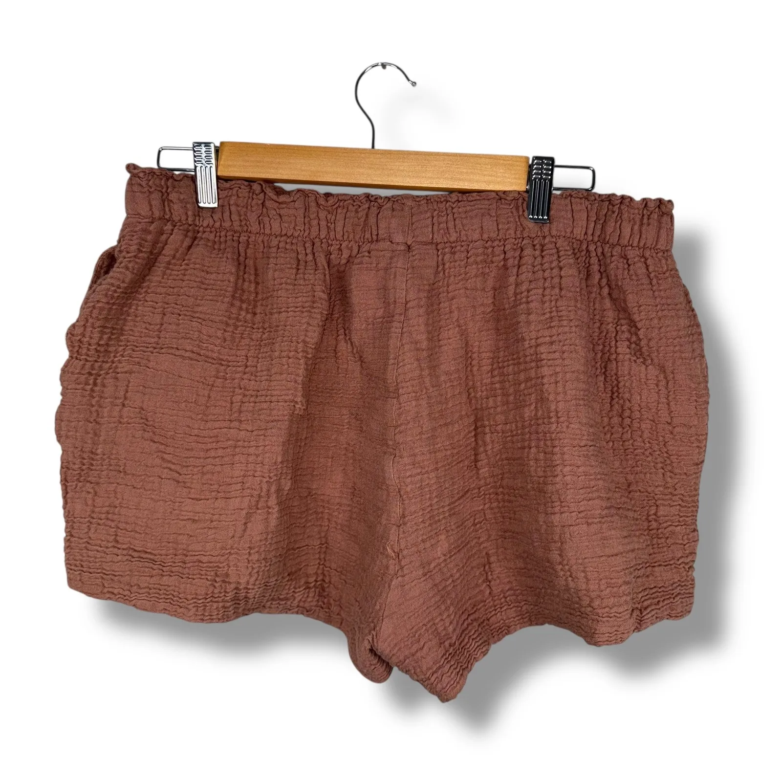 Cozy Earth Gauze Lounge Shorts Size‎ L Pink Size L - Image 5