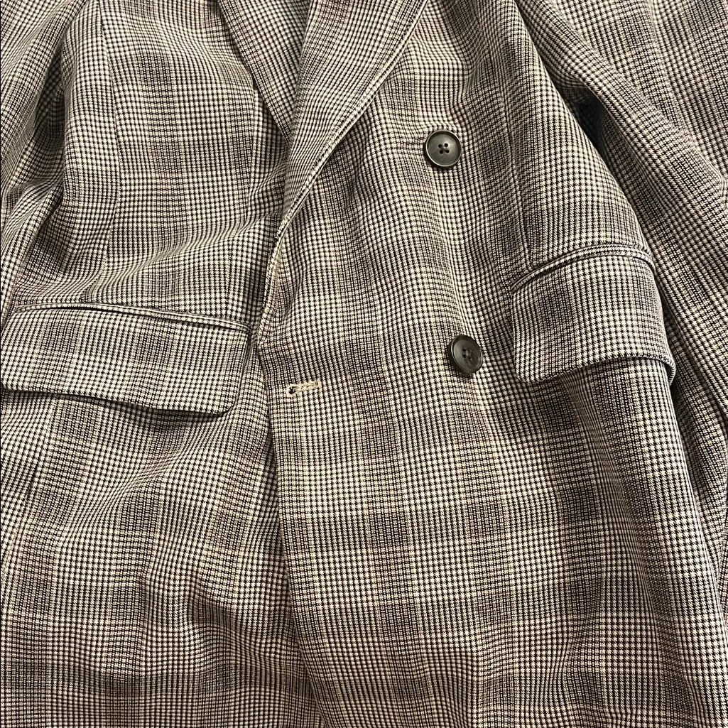 A New Day Plaid Double-Breasted Blazer Dress - Image 4
