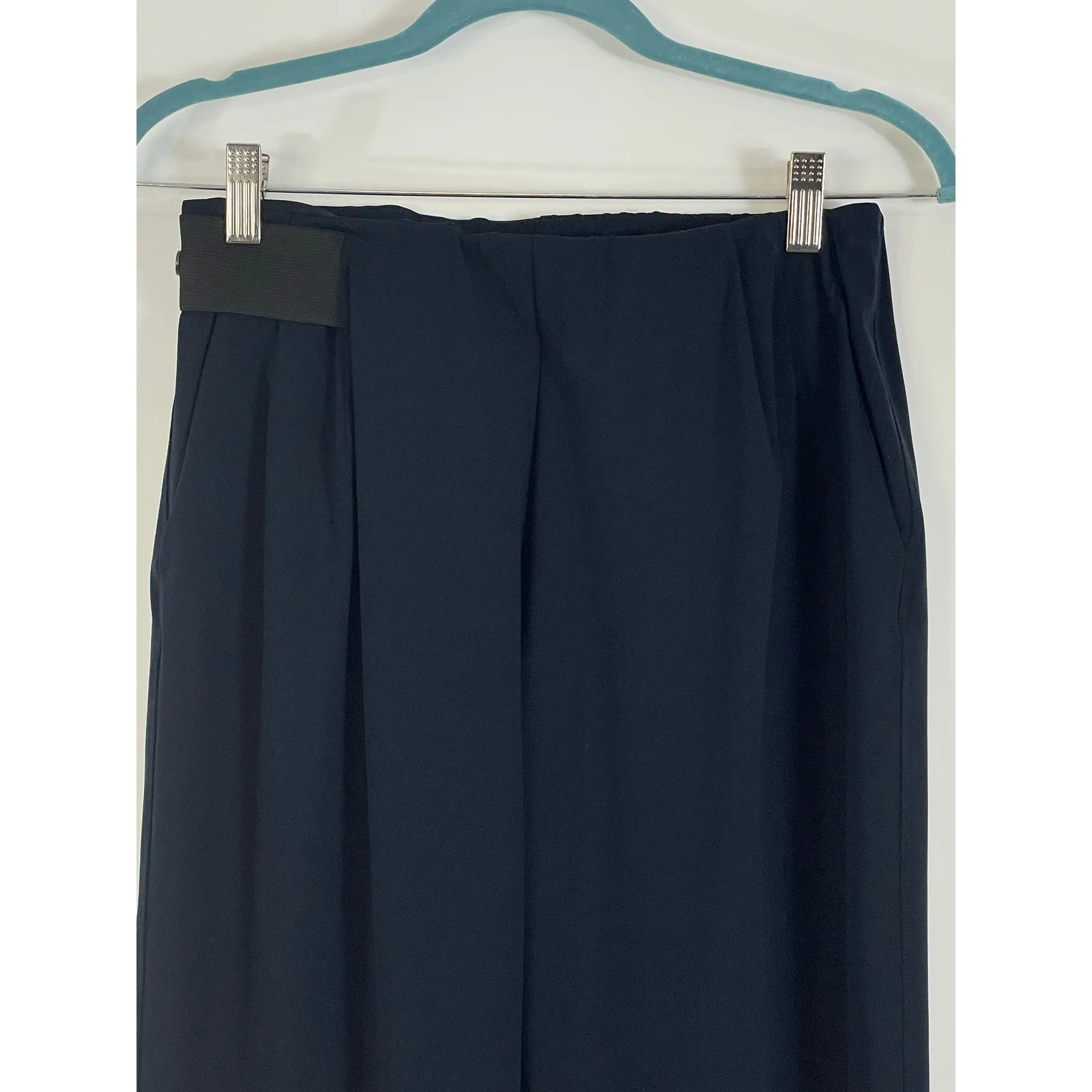 ADAY Blue Turn It Up Pants Hi Rise Pullon Size Medium - Image 6