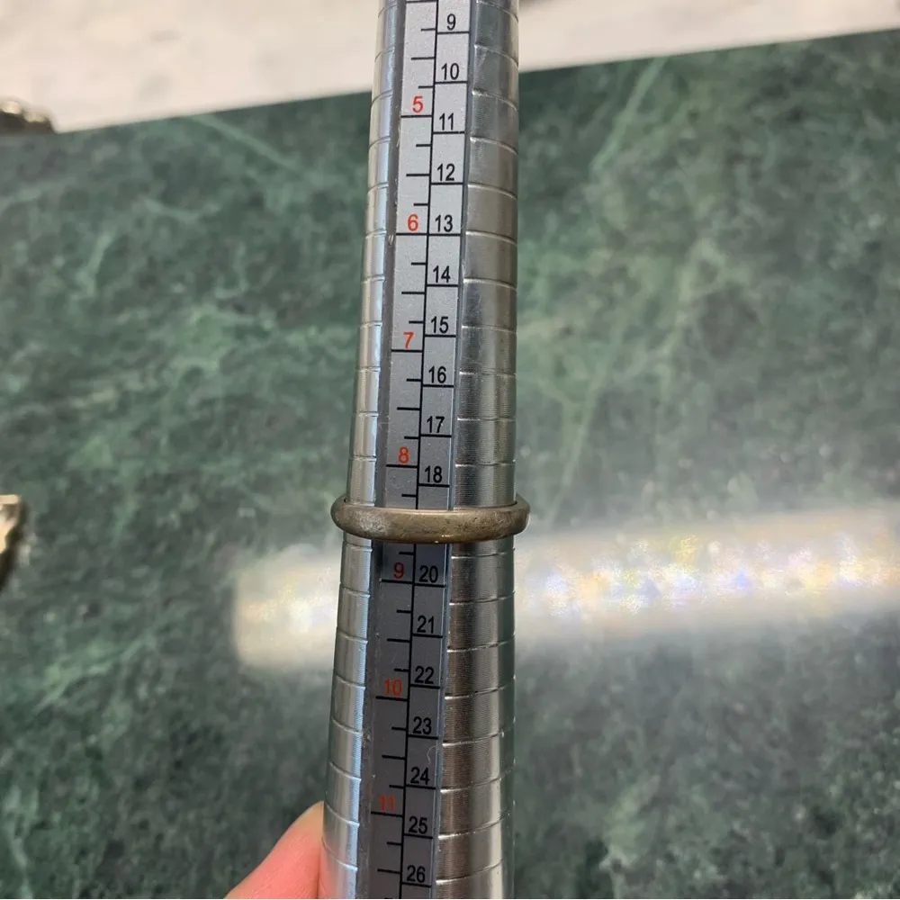 Mother Of Pearl Carved Flower Ring Marcasite Stering Silver Thailand SX Size 8.5 - Image 9