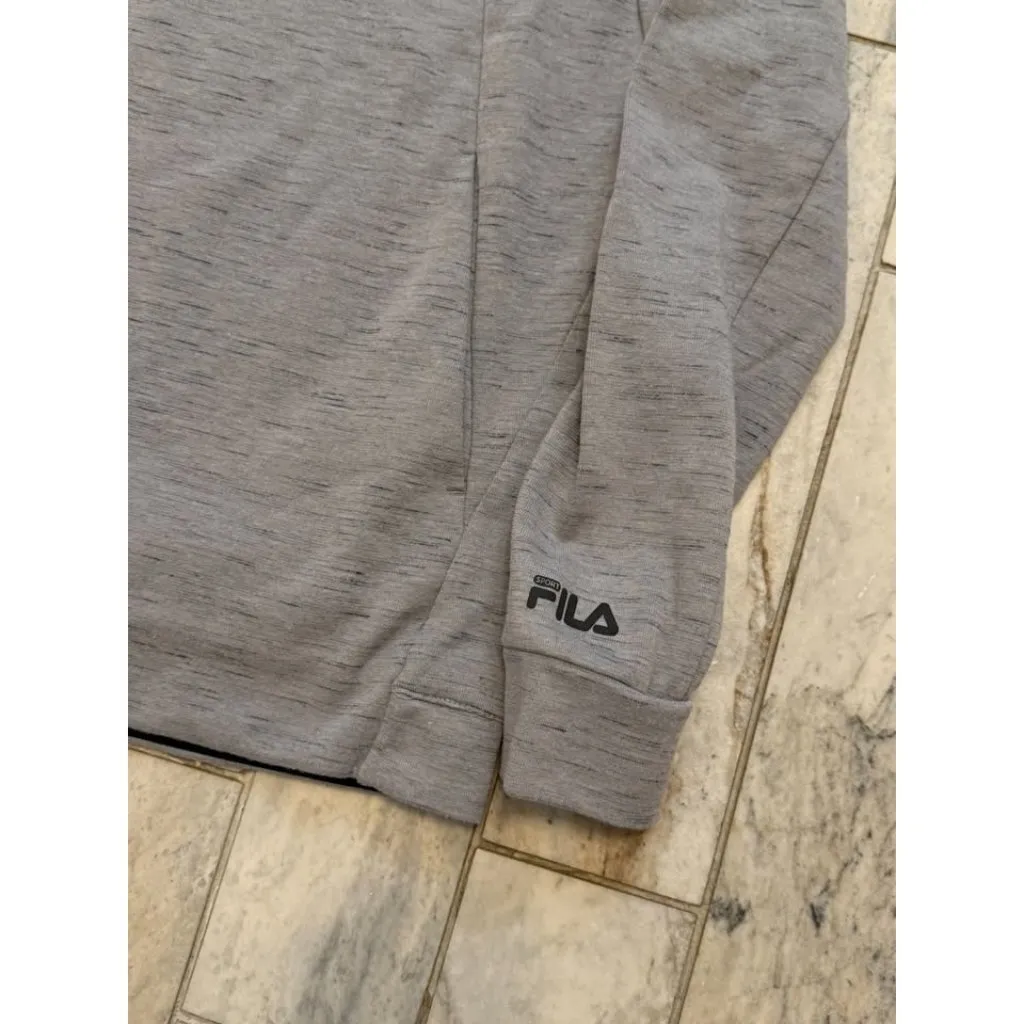 Fila women's small gray oversized sweatshirt MSRP $70 - Image 3