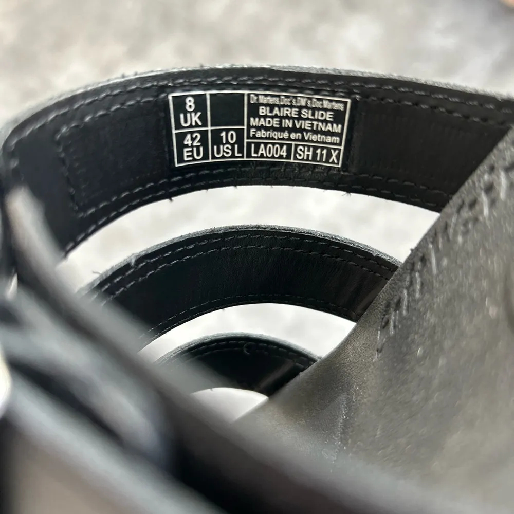 Dr. Martens Blaire Leather Slide Sandals Platform Size 10 - Image 8