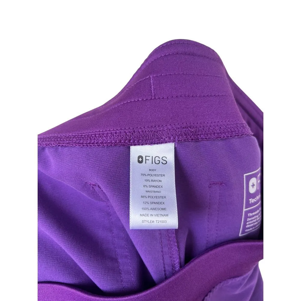Scrubs Pants Size Small Purple Technical Collection Nursing T21003 - Image 5