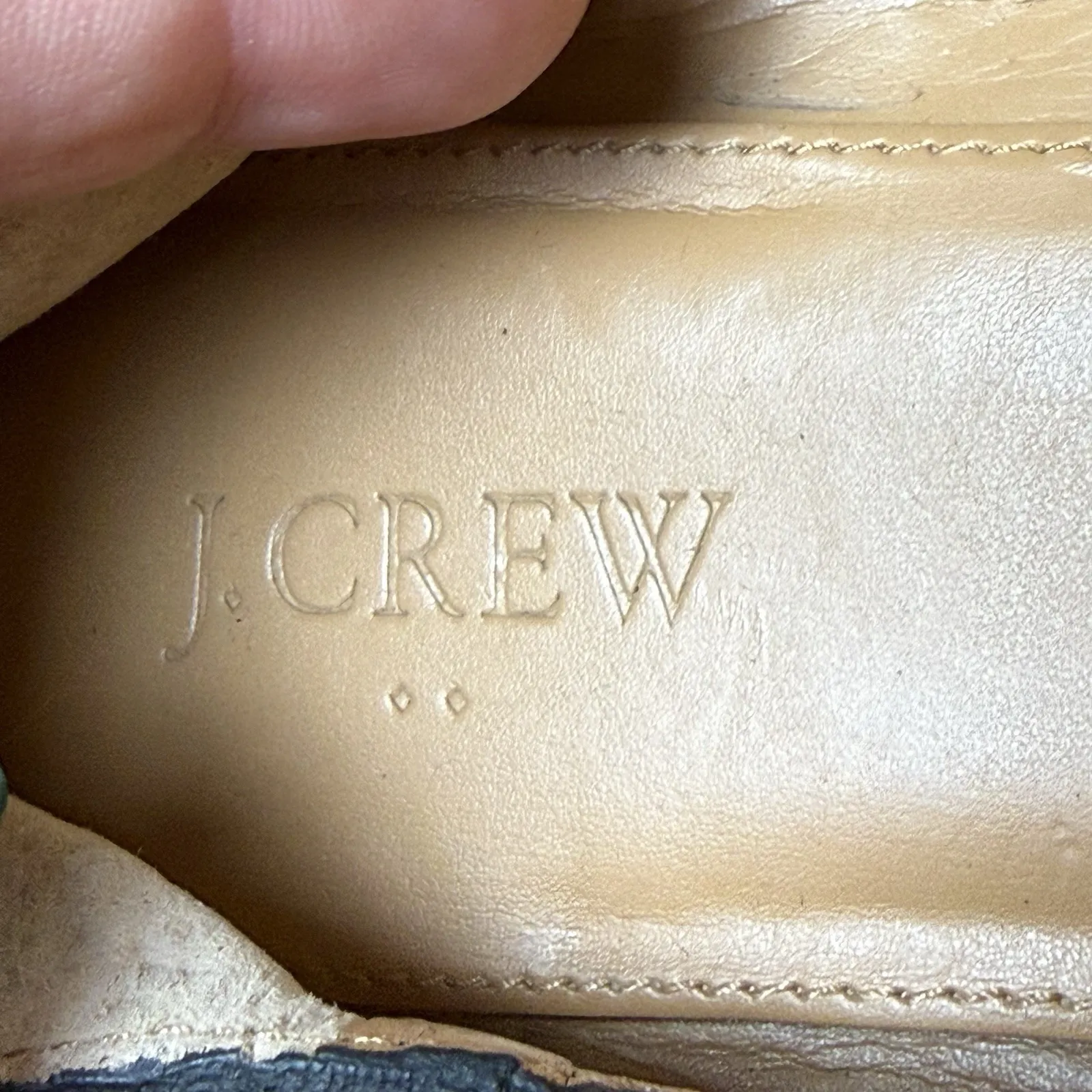 J.CREW Real Calf Fur Leopard Print Flats Pointy Toe Tassels 9M Preppy Animal Size 9 - Image 8