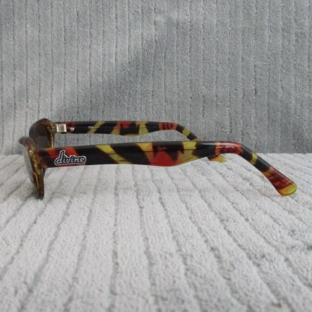 New Divine Eyewear Dia Leopard/Brown Sunglasses Women's NWT Brown - Image 3